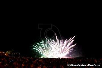 Los fuegos de Melenara 2018 (Foto Francisco Santana Ravelo)